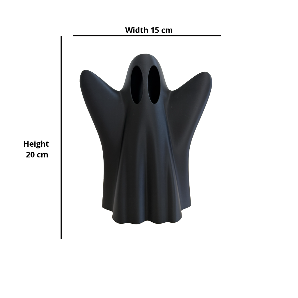 Minimalist Black Ghost Decor - Halloween Figurine