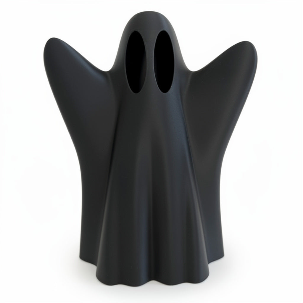 Minimalist Black Ghost Decor - Halloween Figurine