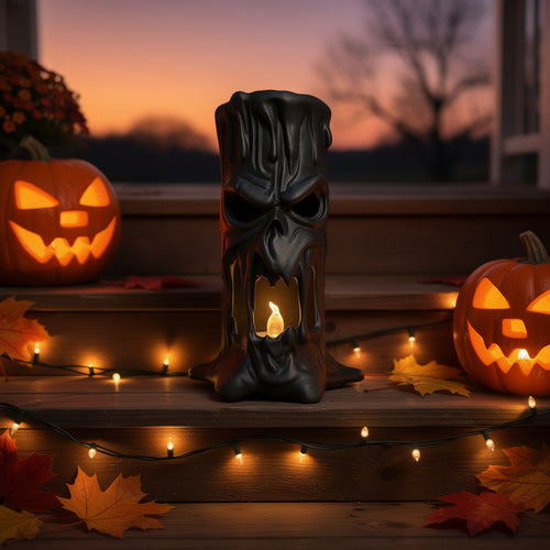 Melting Haunted Tree Candle Holder - Halloween Decor